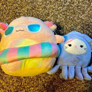 Two ocean squishmallows